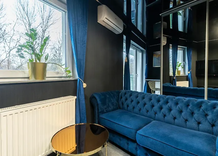Apartament Negro Gliwice - Nowe Osiedle, Klimatyzacja, Parking